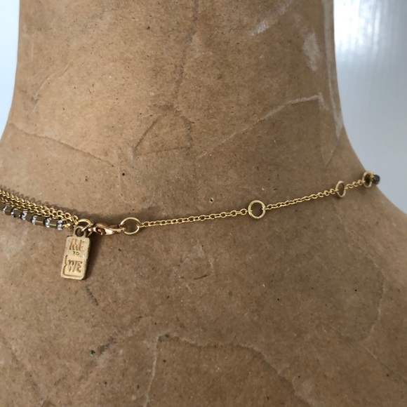 ME to WE Three layer necklace Goldtone NWOT - Picture 5 of 12
